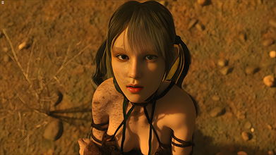 Asha Giving Me A Blowjob In Desert